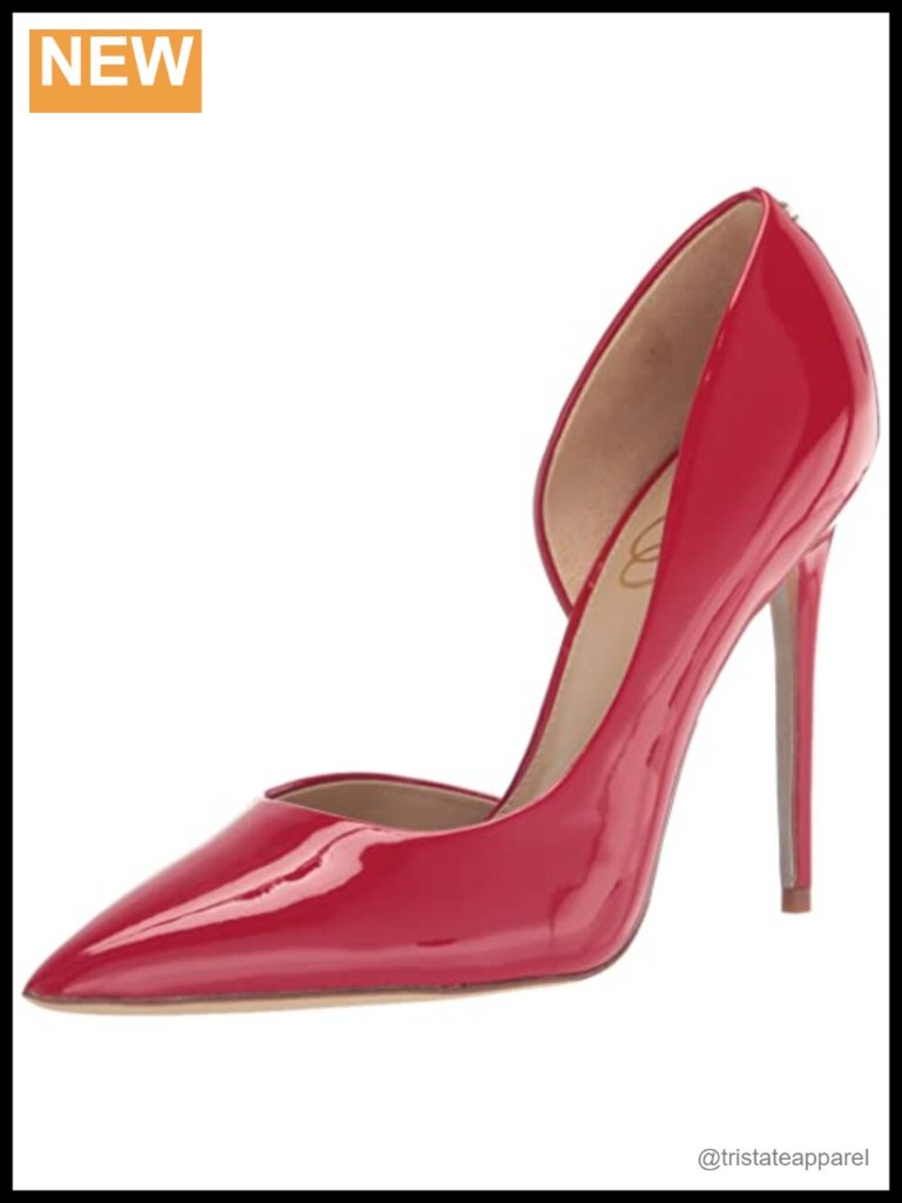 Sam Edelman Delores Leather Slip-On Pointed Toe Stiletto Pump Formal